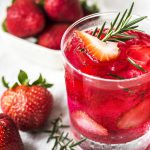 Strawberry rosemary infused water recipe